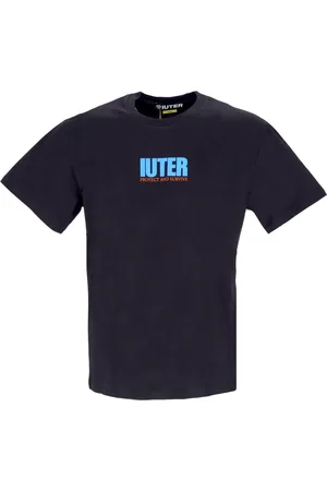 IUTER Top, Herre, Sort, L, Bomuld, Sort Stay Alive Tee Kortærmet