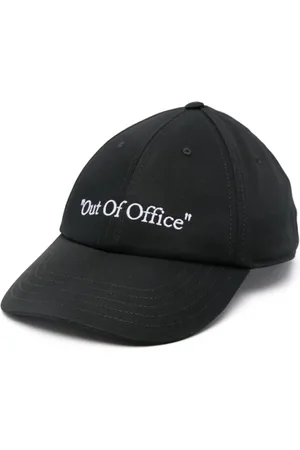 OFF-WHITE Tilbehør, Herre, Sort, M, Bomuld, Out Of Office Baseball Cap