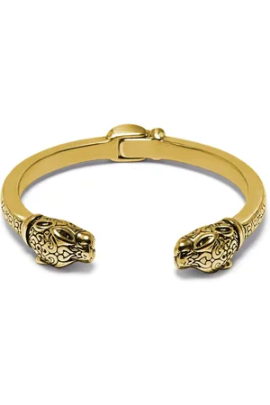 Nialaya Tilbehør, Herre, Gul, M, Uld, Panter Armring