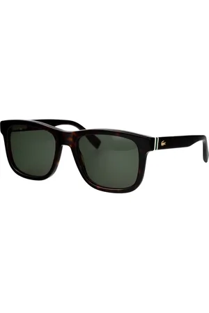 Lacoste Tilbehør, Herre, Brun, 55 MM, Uld, Stilfulde Solbriller