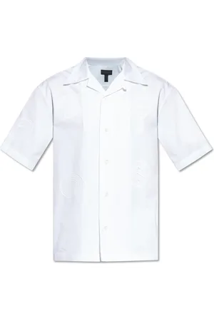 Lacoste Skjorte, Herre, Hvid, 2XL, Bomuld, Skjorte med logo