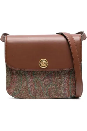 Etro Taske, Dame, Brun, ONE SIZE, Uld, Skuldertaske med Tracolla Stil