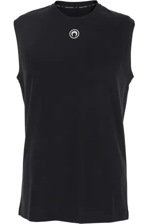 Marine Serre Top, Herre, Sort, L, Bomuld, Måne Logo Tank Top Sort