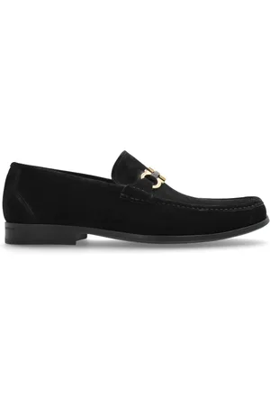 Salvatore Ferragamo Sko, Herre, Sort, 39 1/2 EU, Uld, Sko af typen loafers