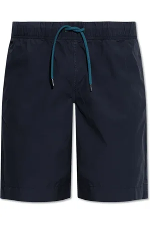 Paul Smith Shorts, Herre, Blå, M, Bomuld, Logo shorts