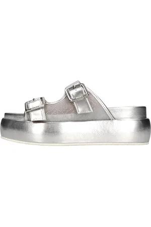 Liu Jo Sko, Dame, Grå, 40 EU, Uld, Sandaler Sølv