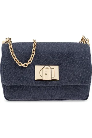 Furla Taske, Dame, Blå, ONE SIZE, Uld, 1927 Mini skuldertaske