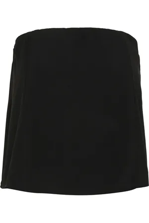 My Essential Wardrobe Top, Dame, Sort, XL, Uld, Sort løstsiddende topbluse