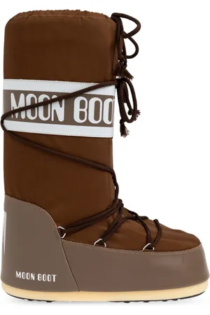 Moon Boot Sko, Herre, Brun, 45 EU, Nylon, Icon Nylon Snow Støvler
