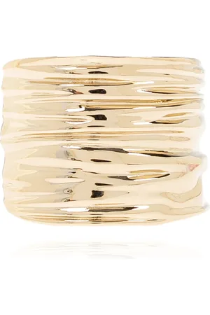 Salvatore Ferragamo Tilbehør, Dame, Gul, M, Messing armbånd
