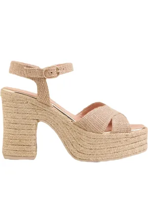 Gaimo Sko, Dame, , 39 EU, Linned, Metallic linned krydsrem espadril