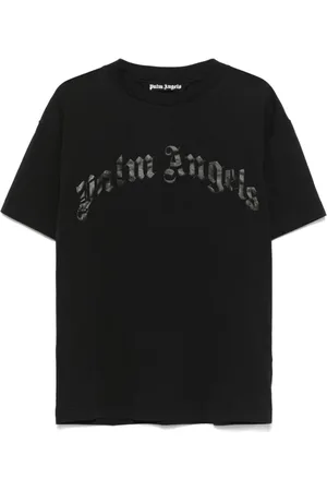 Palm Angels Top, Herre, Sort, XL, Bomuld, Crew Neck Kortærmet T-shirt