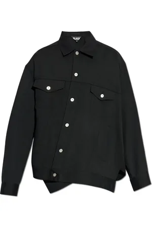 Comme des Garçons Jakke, unisex, Sort, S, Uld, Uldjakke