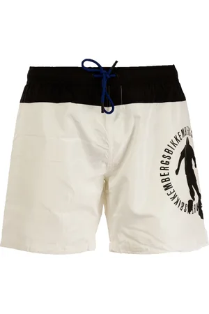 Bikkembergs Badetøj, Herre, Hvid, M, Mænds Boardshorts til sommerstil