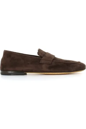 Officine creative Sko, Herre, Brun, 42 EU, Suede, Mørkebrune Suede Loafers