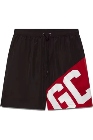 GCDS Shorts, Herre, Sort, XL, Polyester, Sorte Boxershorts med Logobånd