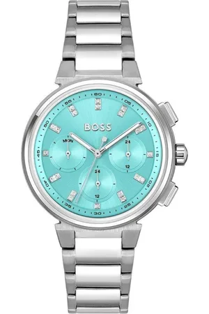 HUGO BOSS Tilbehør, Dame, Grå, ONE SIZE, Elegant Quartz Analog Ure