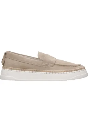 Voile blanche Sko, Herre, , 43 EU, Suede, Suede Slip-On Sneakers med Reb Detalje