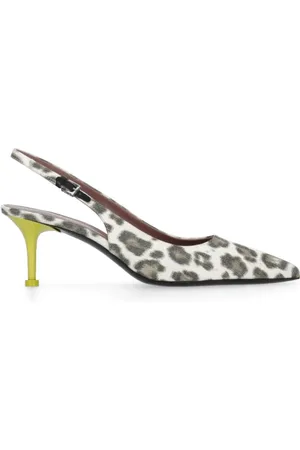Premiata Sko, Dame, Flerfarvet, 39 EU, Læder, Animalier Arrow Toe Heel Sko