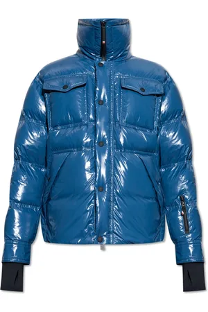 Moncler Jakke, Herre, Blå, 2XL, Polyester, Tecka Jakke