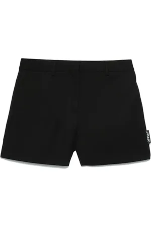 OFF-WHITE Shorts, Dame, Sort, S, Bomuld, Sort bomuldsbermuda shorts i sort
