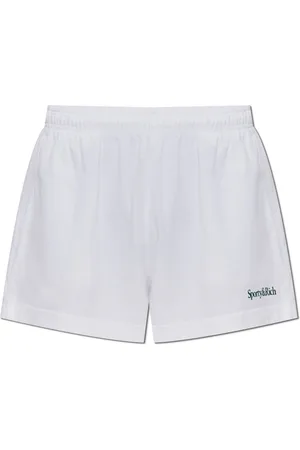 Sporty & Rich Shorts, Dame, Hvid, L, Bomuld, Shorts fra Preppy kollektionen