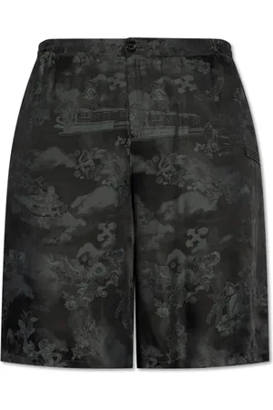 OFF-WHITE Shorts, Herre, Sort, S, Logo Shorts