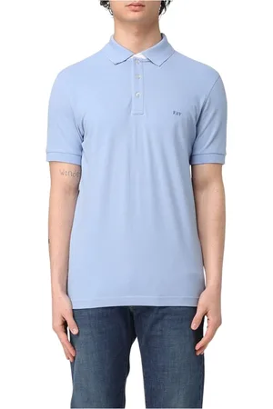 FAY Top, Herre, Blå, 2XL, Lyseblå T-shirts og Polos