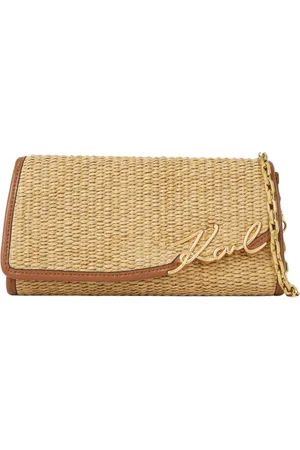 Karl Lagerfeld Taske, Dame, , ONE SIZE, Tasker k/signature cb pung raffia a2w32026