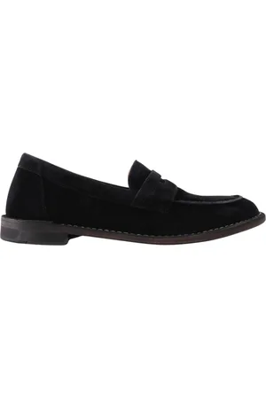 Astorflex Sko, Herre, Sort, 43 1/2 EU, Læder, Sort Buffalo Læder Loafer