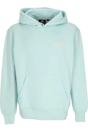 Dickies Sweathshirts & Hoodies, Herre, Blå, XL, Bomuld, Pastel Turkis Hættetrøje Langærmet Sweatshirt