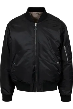 Hogan Jakke, Herre, Sort, M, Uld, Twill Vandafvisende Foret Bomberjakke