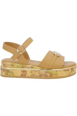 ALVIERO MARTINI 1A CLASSE Sko, Dame, Brun, 37 EU, Uld, Flade sandaler