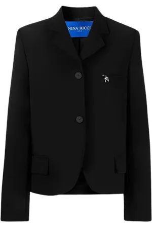 Nina Ricci Jakke, Dame, Sort, S, Single Button Blazer