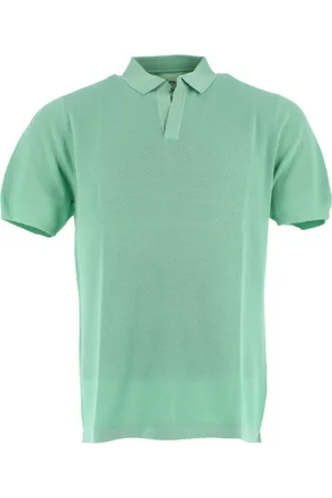 MC2 SAINT BARTH Top, Herre, Grøn, L, Bomuld, Grøn Polo Skjorte Bomuld Korte Ærmer