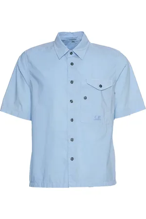 C.P. Company Skjorte, Herre, Blå, M, Cerulean kortærmet skjorte