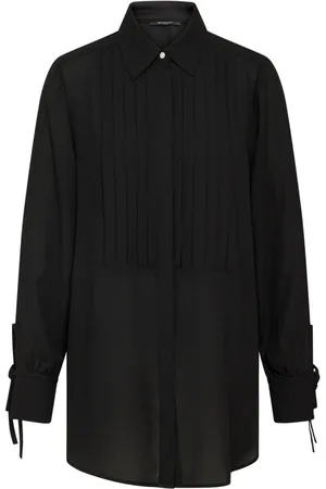 Bruuns Bazaar Bluser & Skjorter, Dame, Sort, S, Elegant Sort Skjorte