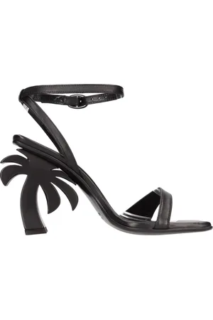 Palm Angels Sko, Dame, Sort, 36 EU, Læder, Højhælede sandaler