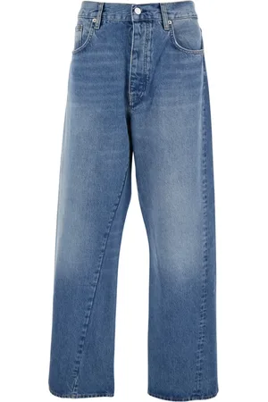 Sunflower Jeans, Herre, Blå, W32, Denim, Blå Denim Jeans med Logo Patch
