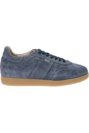 Nero Giardini Sko, Herre, Blå, 44 EU, Læder, Klassiske læder herresneakers