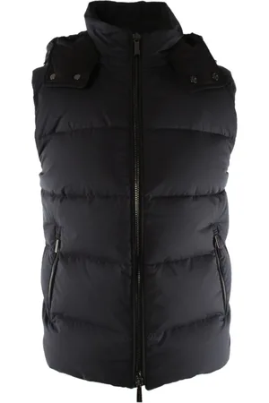MOORER Jakke, Herre, Blå, S, Uld, Blå Bodywarmer Fire