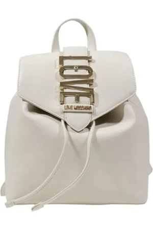 Moschino Taske, Dame, , ONE SIZE, Uld, Logo Lettering Rygsæk