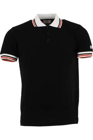 GCDS Top, Herre, Sort, L, Bomuld, Sort Polo Essentials T-shirts og Polos
