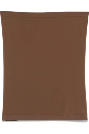 Wolford Top, Dame, Brun, M, Stropløs Chokoladebrun Top med Lige Kant
