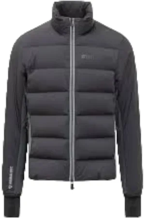 Moncler Jakke, Herre, Grå, 2XL, Nylon, Pocol Kort Dunjakke