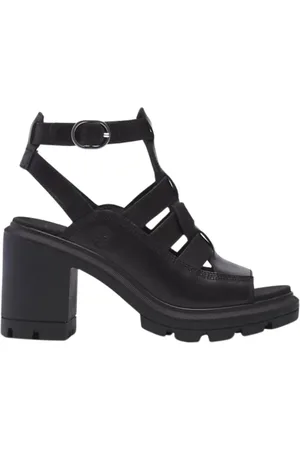 Timberland Sko, Dame, Sort, 41 EU, Læder, Læder Stropløs Sandal