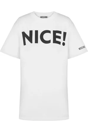 Moschino Top, Dame, Hvid, S, Hvid T-shirt Casual Stil