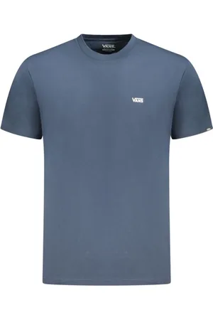 Vans Top, Herre, Blå, S, Bomuld, Ikonisk Bomulds T-shirt med Fedt Print