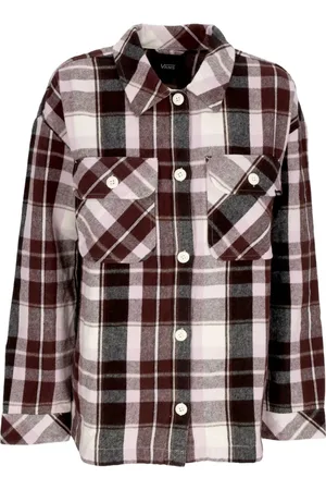 Vans Bluser & Skjorter, Dame, Flerfarvet, XS, Bomuld, Flannel Langærmet Skjorte med Krave