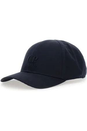 C.P. Company Tilbehør, Herre, Blå, ONE SIZE, Bomuld, Broderet Baseballkasket